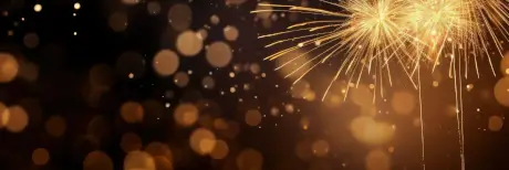 Beeindruckende Feuerwerksansicht, die eine festliche Atmosphäre für Feiern im TOP Hotel Hochgurgl schafft.