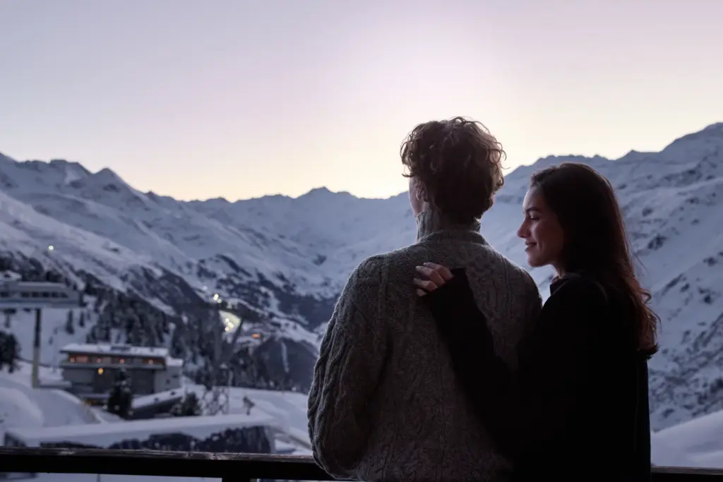 Ausblick Balkon im TOP Hotel Hochgurgl