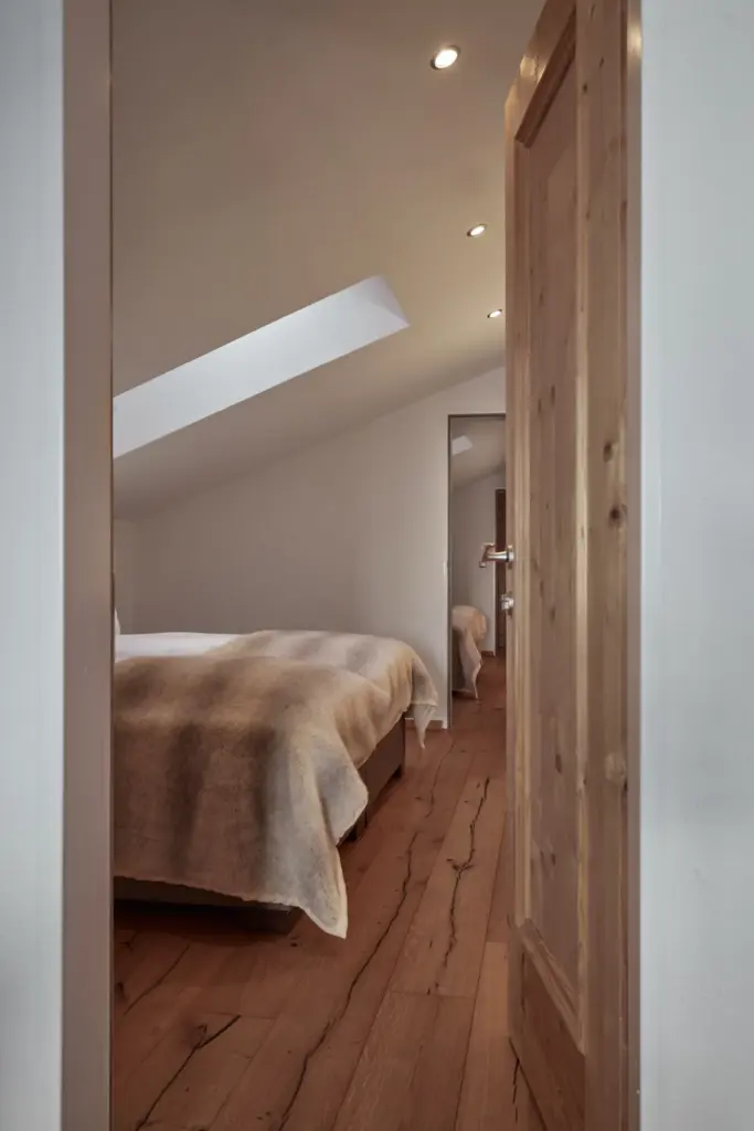 Schlafzimmer Family Two Bedroom Suite im TOP Hotel Hochgurgl